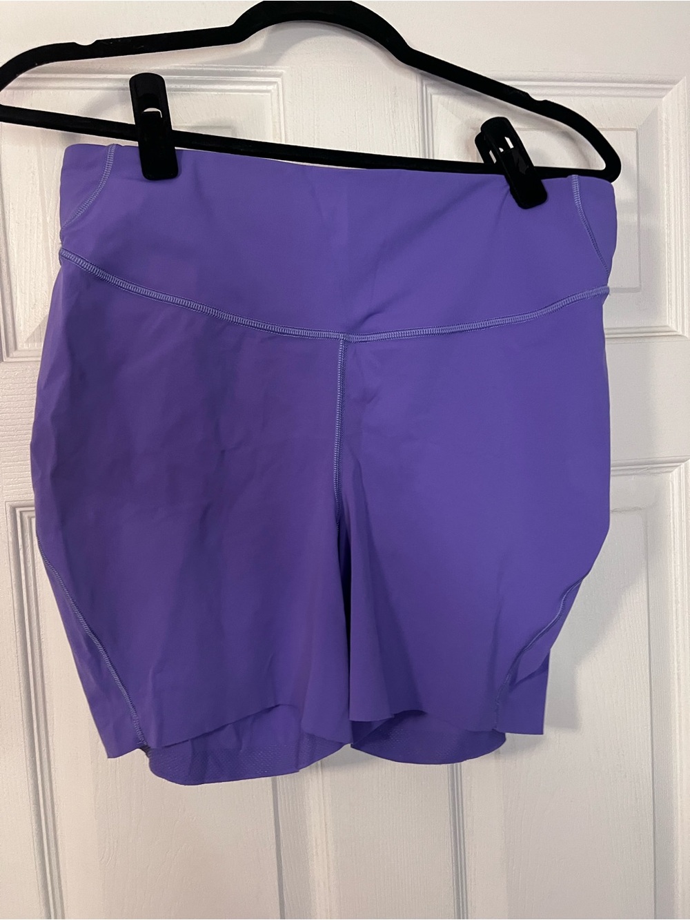 #459 Lululemon Base Pace High-Rise Short 6” Charge Indigo Sz 12 Bike Short EUC